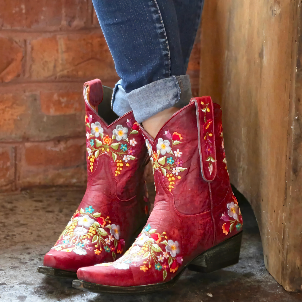 Ysée - Bottes Vintage au Style Cowgirl