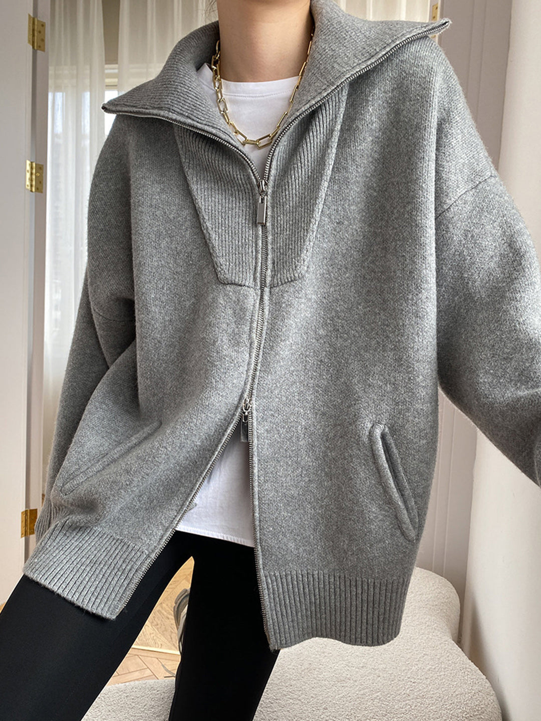 Vyolette - Pull Tricoté Oversize