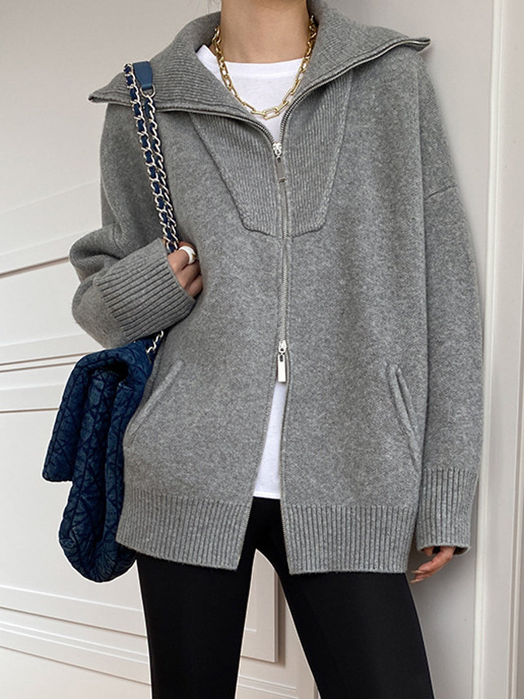 Vyolette - Pull Tricoté Oversize