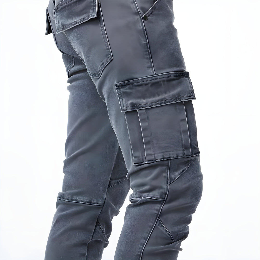 Jeans Pelli - Cargo en denim extensible