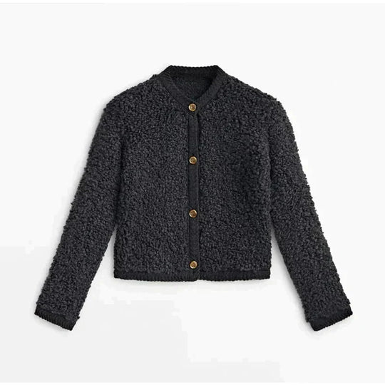 Christine - Veste en Tricot Teddy