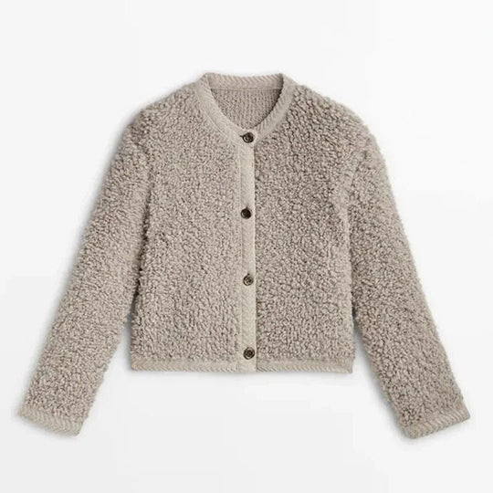 Christine - Veste en Tricot Teddy