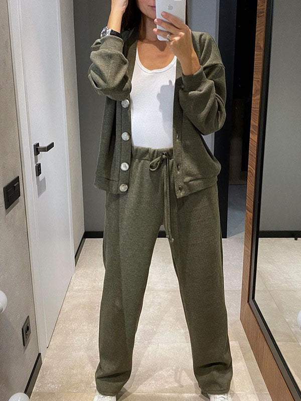 Céline - Ensemble Tricoté Veste & Pantalon